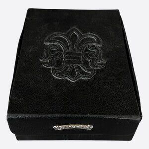 Chrome Hearts Black Leather Sunglasses Case